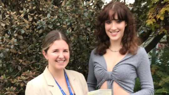 Empowering generosity: teen author gives back