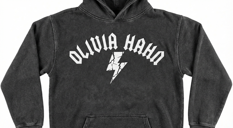 Olivia Hahn acid wash hoodie